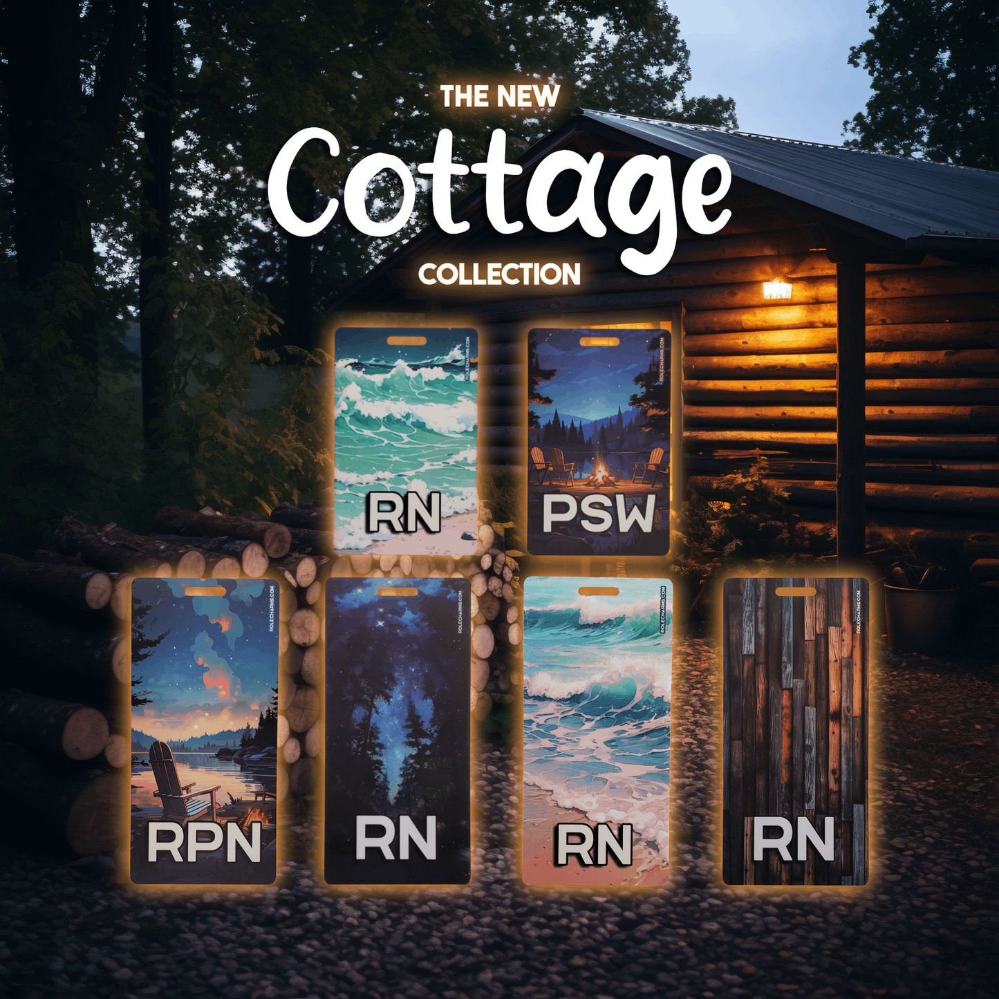 Succulent Garden (RPN) - Vertical Role ID Badge