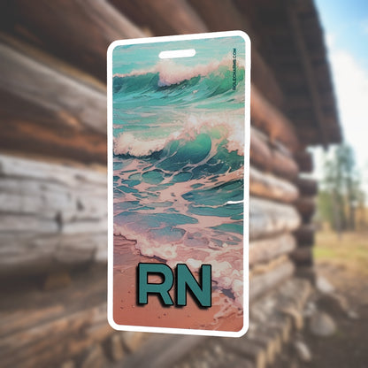Beach Dream (RN) - Vertical Role ID Badge [v1]