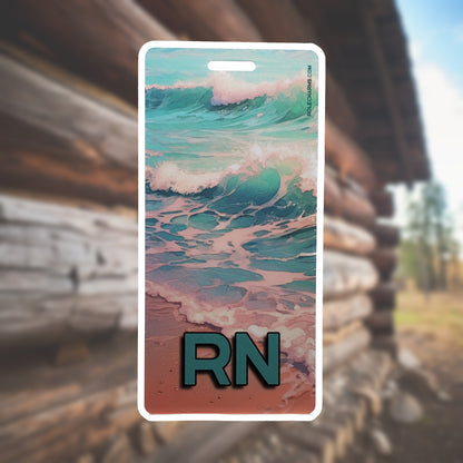 Beach Dream (RN) - Vertical Role ID Badge [v1]