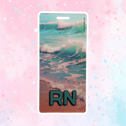 Beach Dream (RN) - Vertical Role ID Badge [v1]